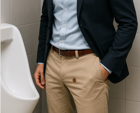 Why do I keep getting wet spots after peeing?